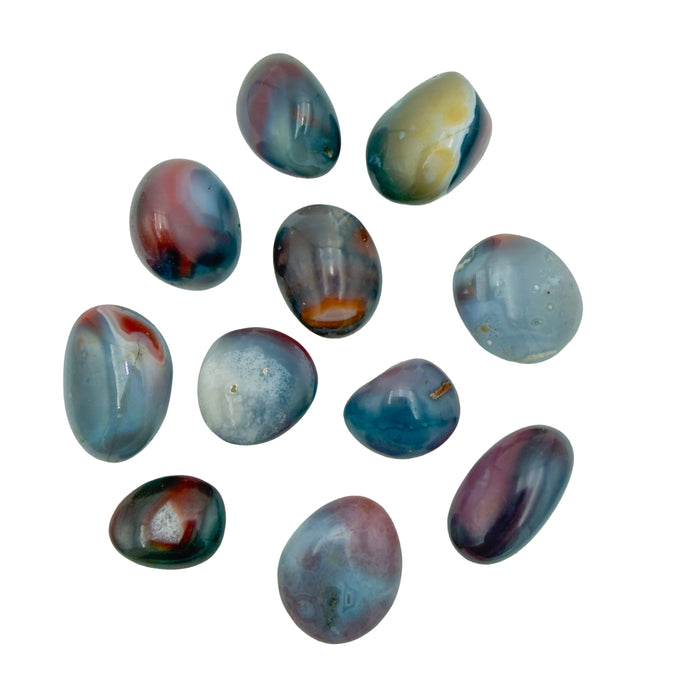 Red Agate Hand Polished Stones - Matabeleland South Province, Zimbabwe