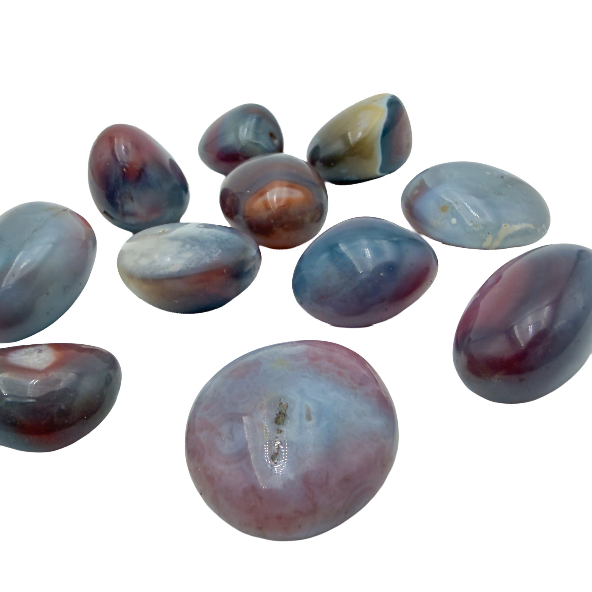Red Agate Hand Polished Stones from Matabeleland South Province, Zimbabwe, AA grade, photo 4 of 8