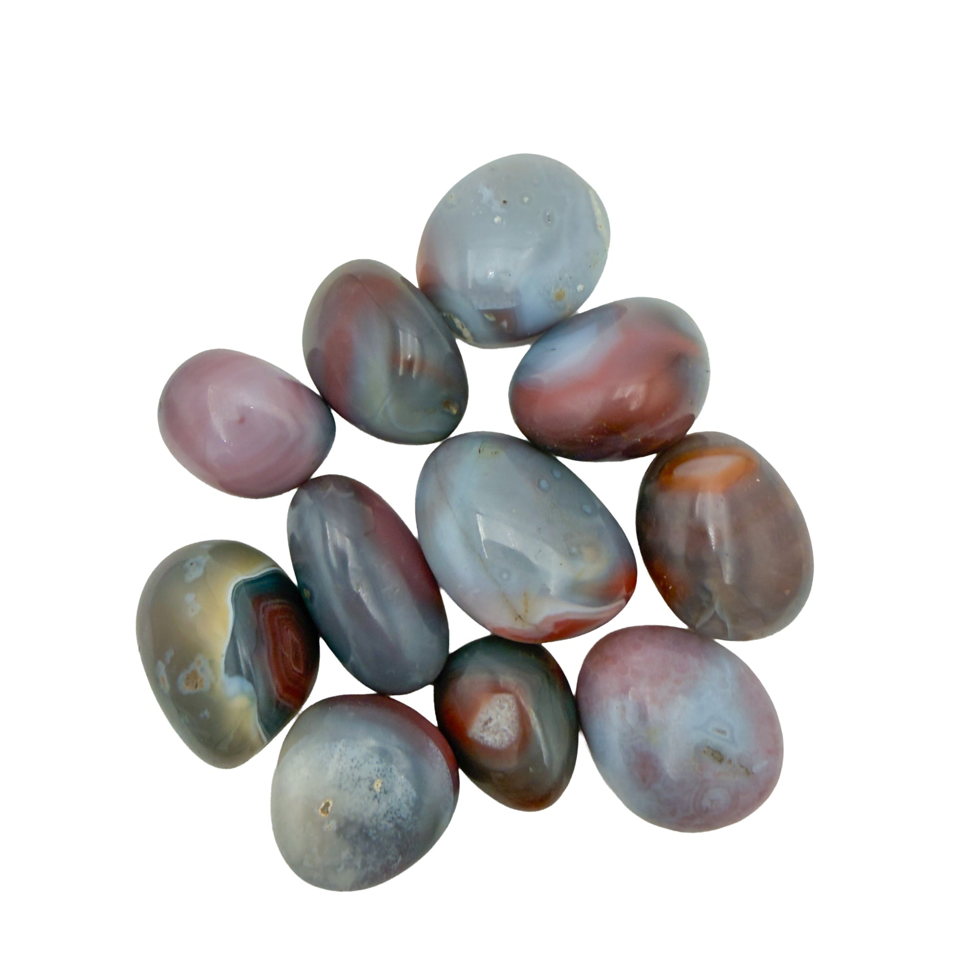 Red Agate Hand Polished Stones from Matabeleland South Province, Zimbabwe, AA grade, photo 7 of 8