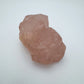 Underside detail of pink Rose Quartz specimen, sourced from Alaotra-Mangoro, Madagascar.