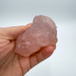Full profile of Grade AAA Rose Quartz specimen ready to ship from Beyond Bohemian