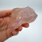Full profile of Grade AAA Rose Quartz specimen ready to ship from Beyond Bohemian
