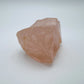 Detail shot showing Grade AAA Rose Quartz specimen, showing natural texture.