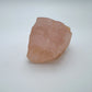 Plan view of Rose Quartz specimen, kept close for Love.