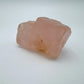 Alternate side of Rose Quartz specimen, showing subtle veining, kept close for Love.