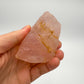 Full profile of Grade AAA Rose Quartz specimen ready to ship from Beyond Bohemian