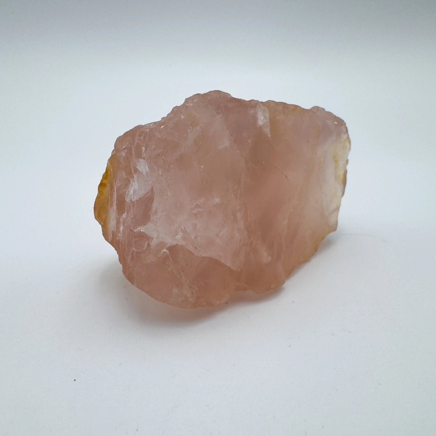 Texture-level view of Rose Quartz specimen, kept close for Love and Self Love.