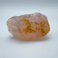 Overhead angle of Rose Quartz specimen, from Alaotra-Mangoro, Madagascar, drawn on for Love and Self Love.