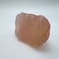 Reverse angle of Rose Quartz specimen, sourced from Alaotra-Mangoro, Madagascar, showing raw matrix.