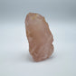 Back view of Grade AAA Rose Quartz specimen showing natural surface