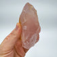 Full profile of Grade AAA Rose Quartz specimen ready to ship from Beyond Bohemian