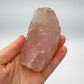 Full profile of Grade AAA Rose Quartz specimen ready to ship from Beyond Bohemian