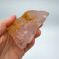 Full profile of Grade AAA Rose Quartz specimen ready to ship from Beyond Bohemian