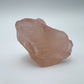 Back view of Grade AAA Rose Quartz specimen showing natural surface