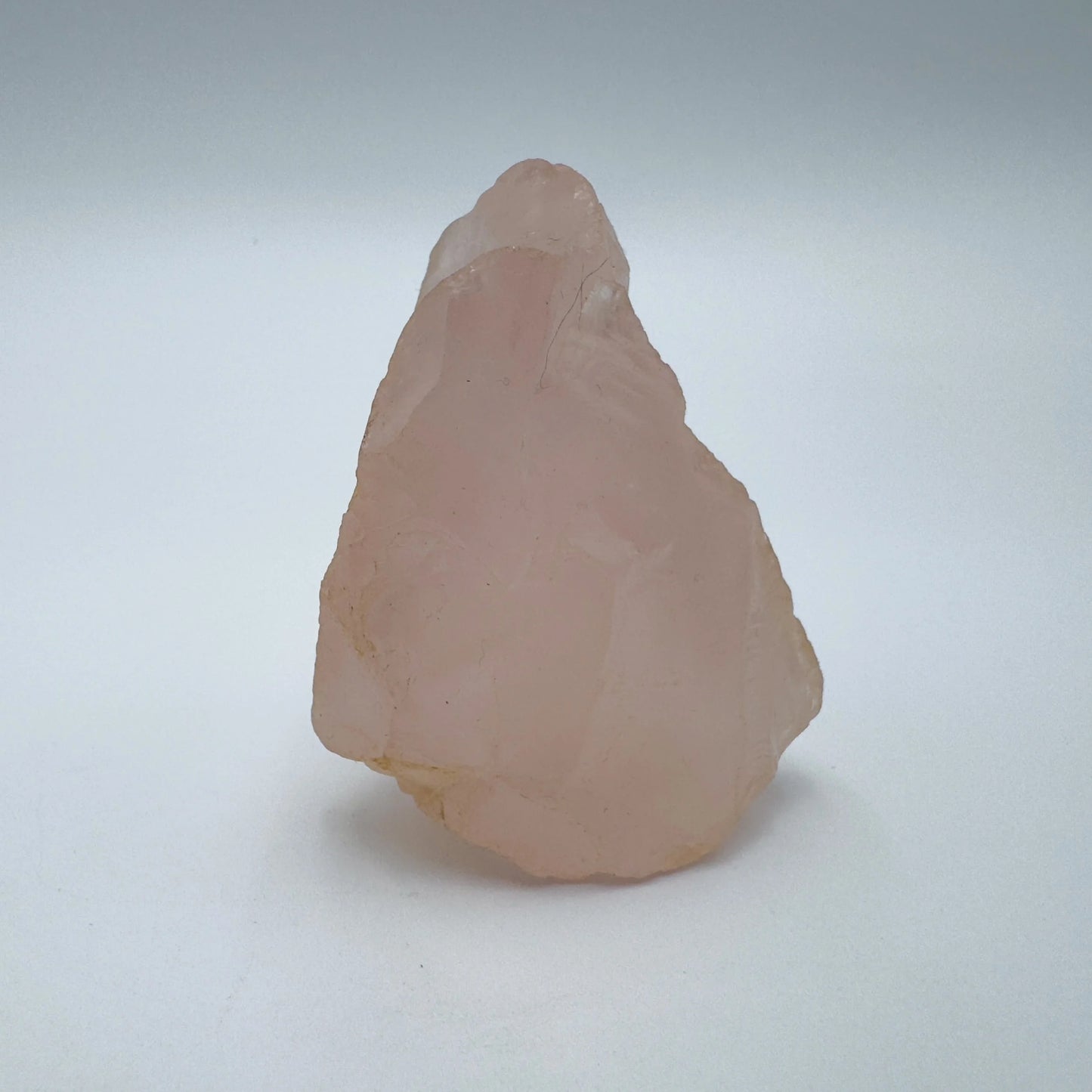 Rose Quartz crystal from Madagascar with Pink color, polished finish for mindful calm
