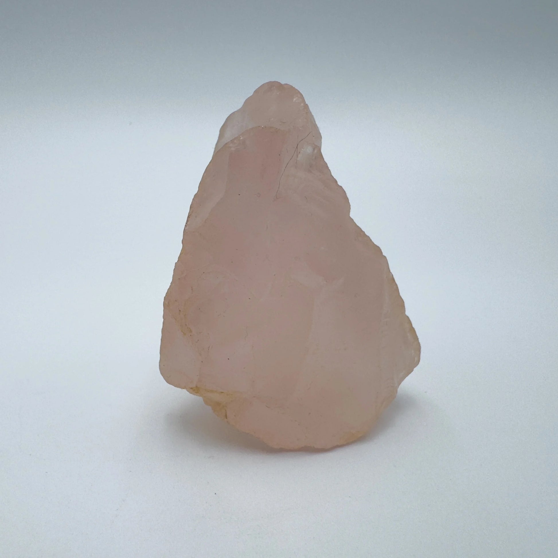 Rose Quartz crystal from Madagascar with Pink color, polished finish for mindful calm