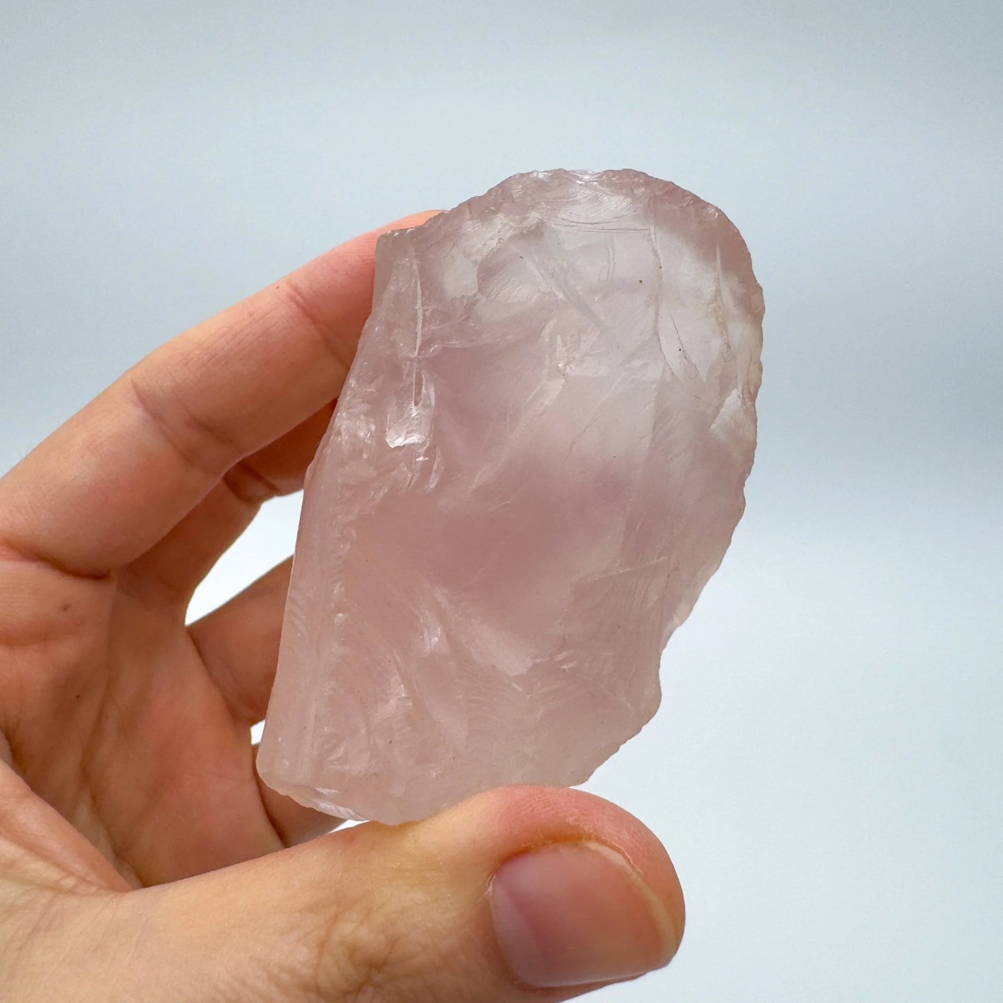 Rose Quartz crystals from Madagascar, Pink stones for Emotional Healing