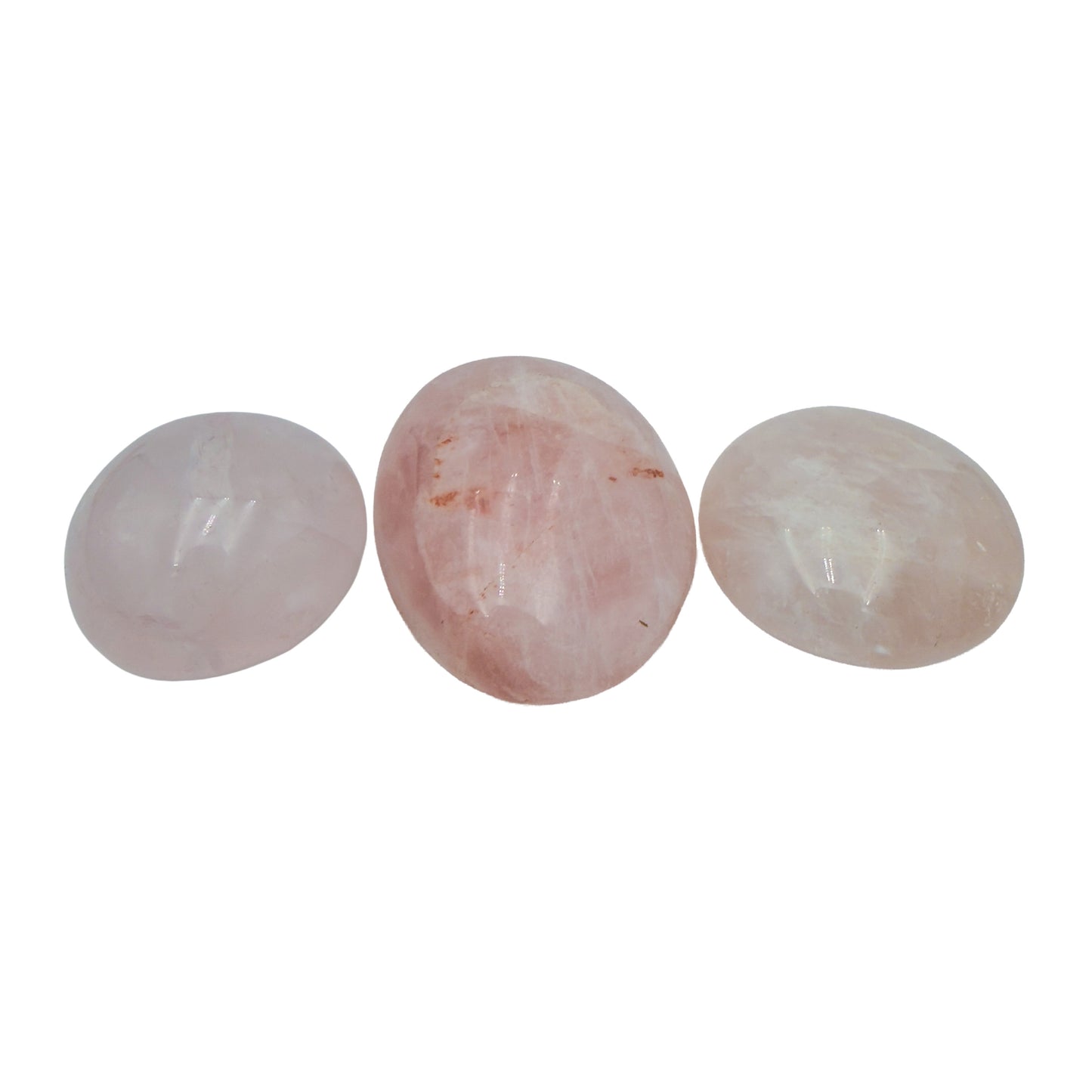 Rose Quartz Palm Stones | A Grade | Madagascar | 1.50–3 Inch