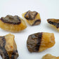 Plan view of Septarian raw stone, Madagascar-sourced, for Grounding and Confidence.