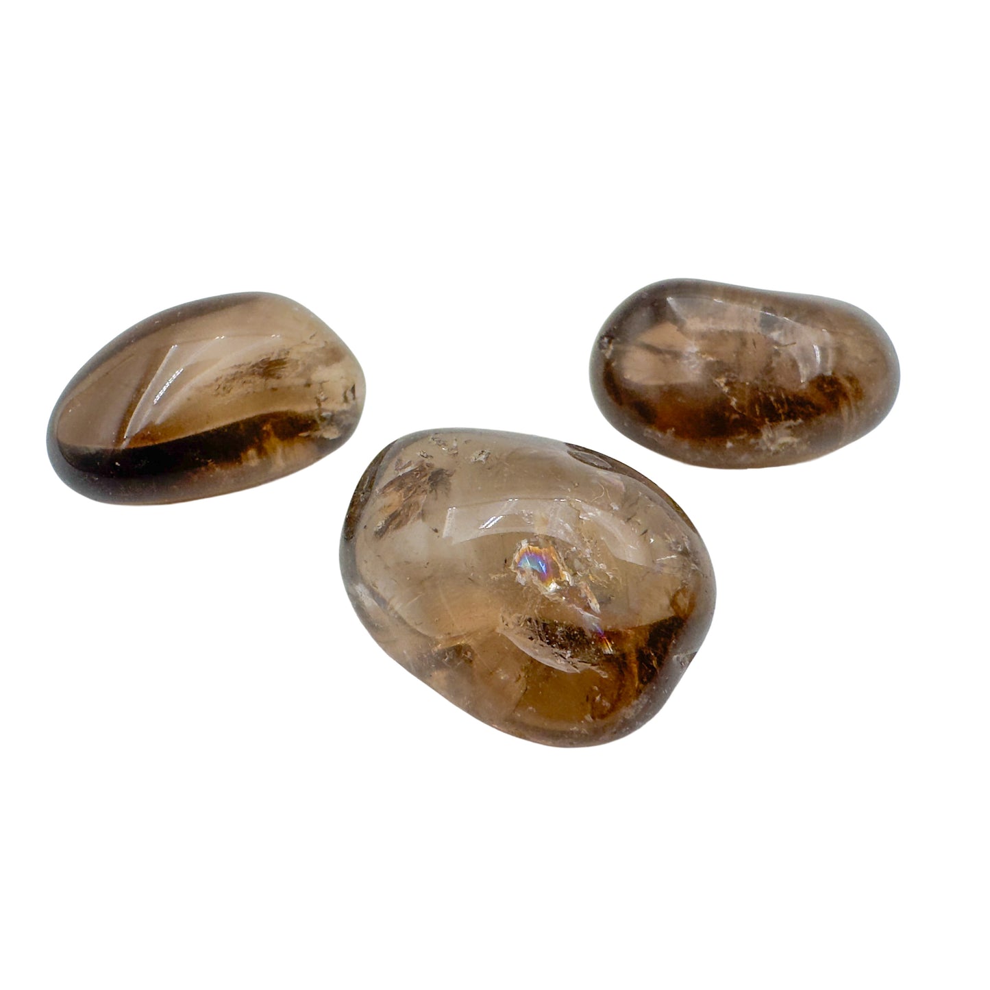 Smoky Quartz Tumbled Stones - Minas Gerais, Brazil