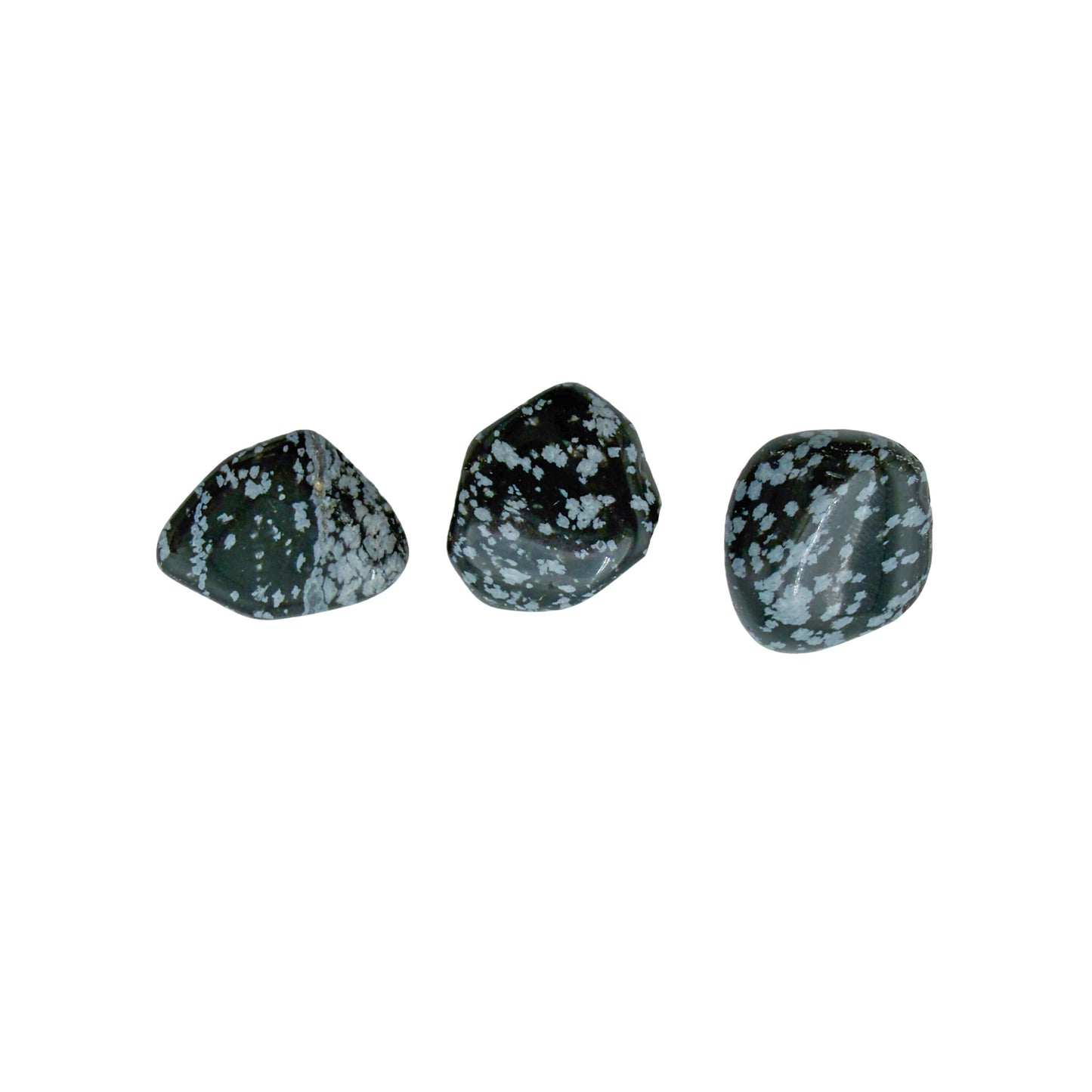 Snowflake Obsidian Tumbled Stones from Utah, United States, AA grade, photo 5 of 6