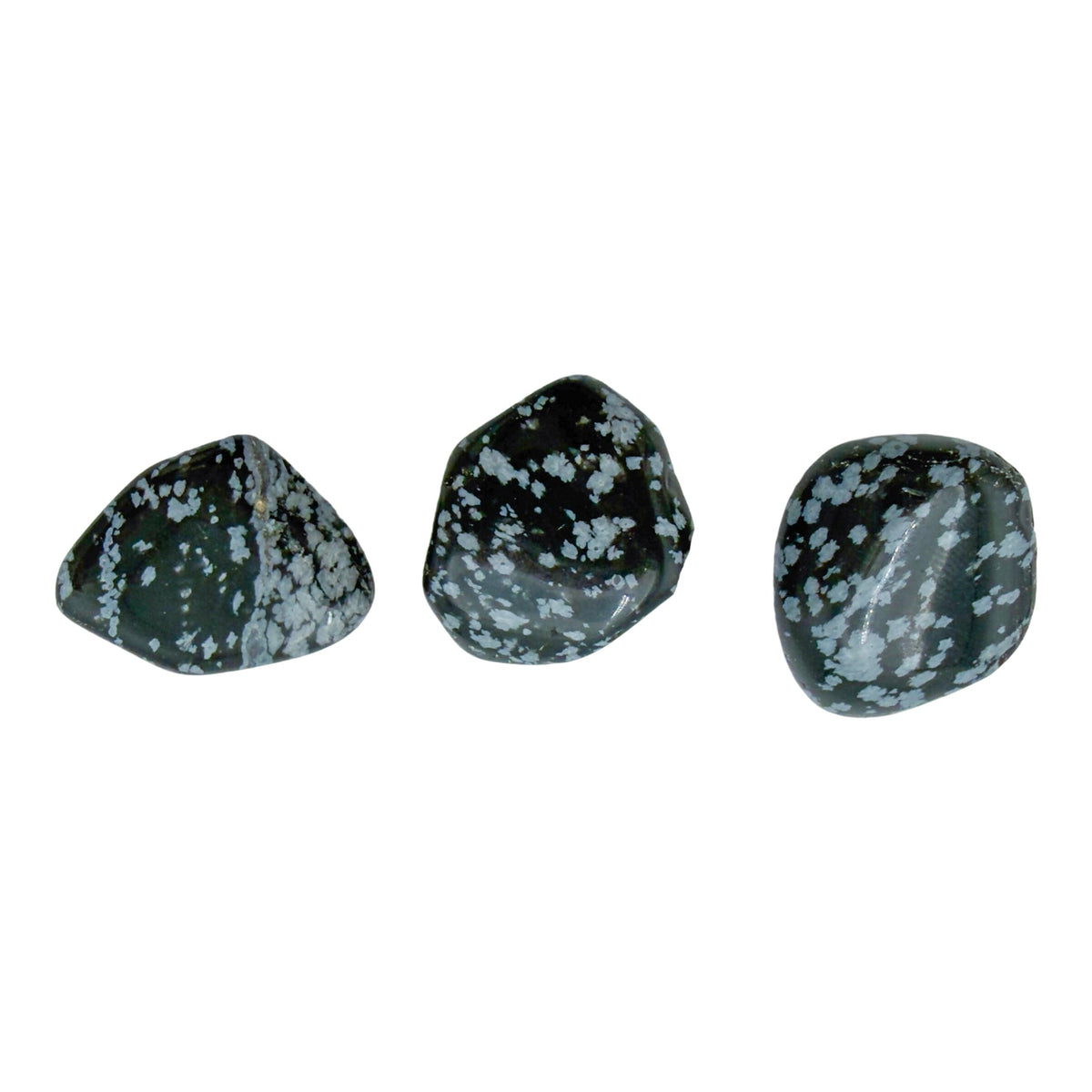 Snowflake Obsidian Tumbled Stones from Utah, United States, AA grade, photo 5 of 6