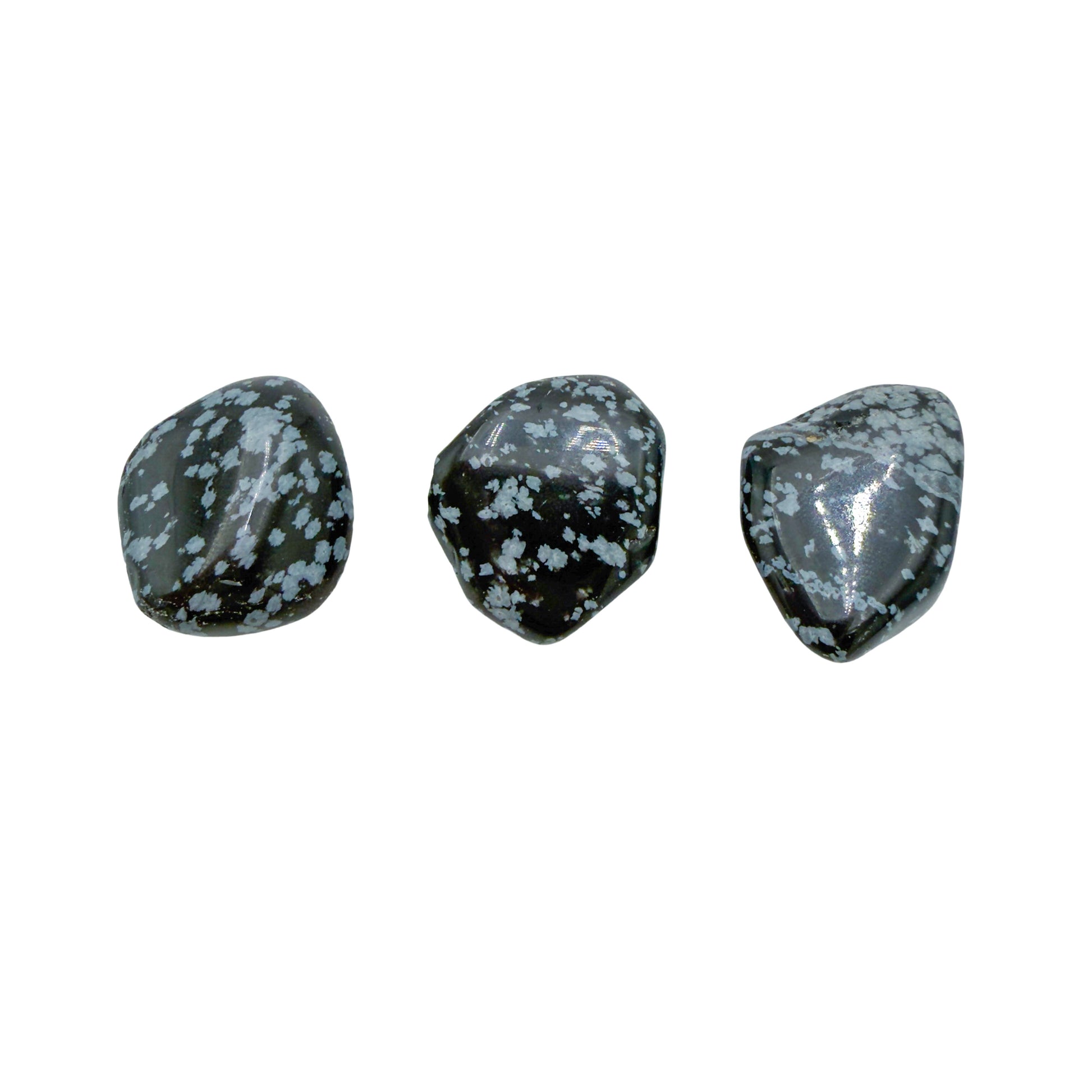 Snowflake Obsidian Tumbled Stones from Utah, United States, AA grade, photo 6 of 6