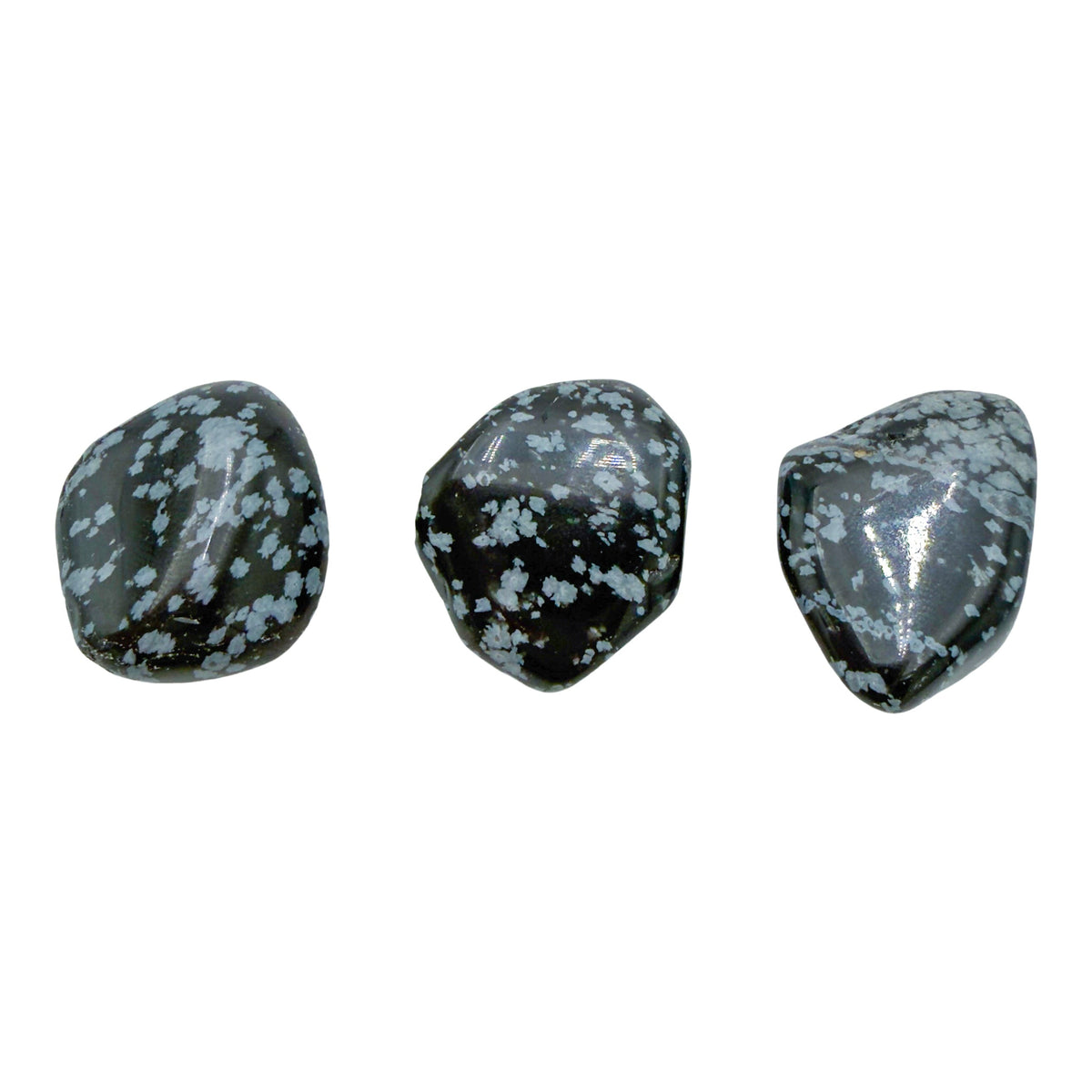 Snowflake Obsidian Tumbled Stones from Utah, United States, AA grade, photo 6 of 6