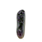 AAA grade amethyst geode from Uruguay, left profile, cream and tan agate rind along the base, specimen 6.