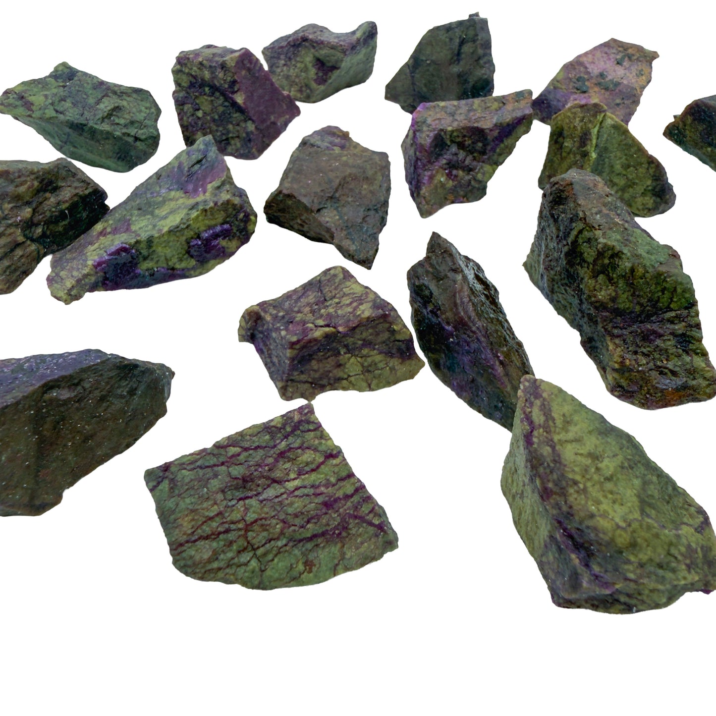 Stichtite Atlantisite Raw Stones, AA Grade, South Africa, 1-2 Inch, sourced from Mpumalanga