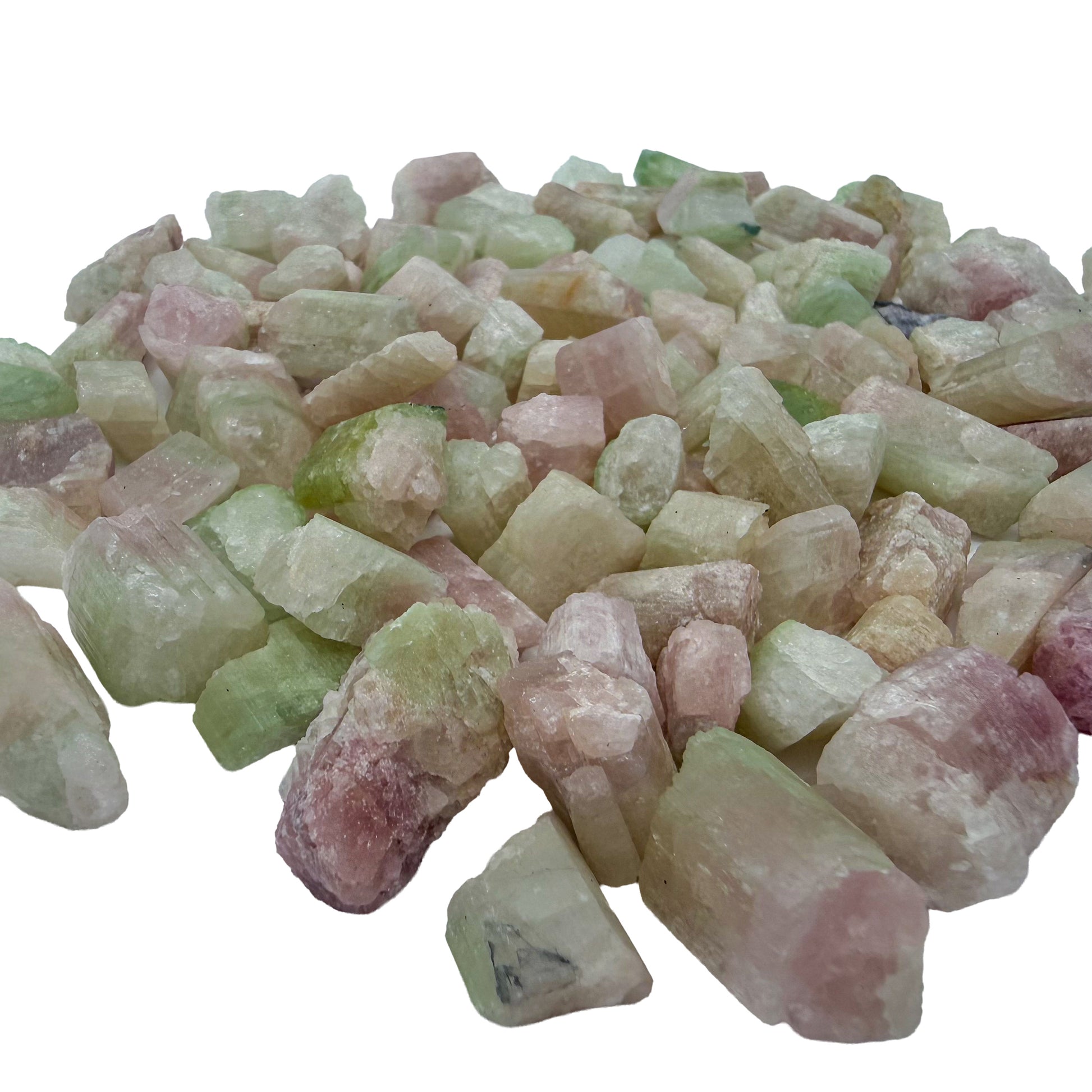 Watermelon Tourmaline Raw Crystals - Minas Gerais, Brazil