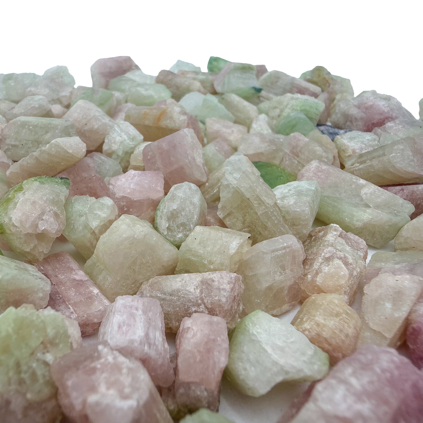 Watermelon Tourmaline Raw Crystals - Minas Gerais, Brazil
