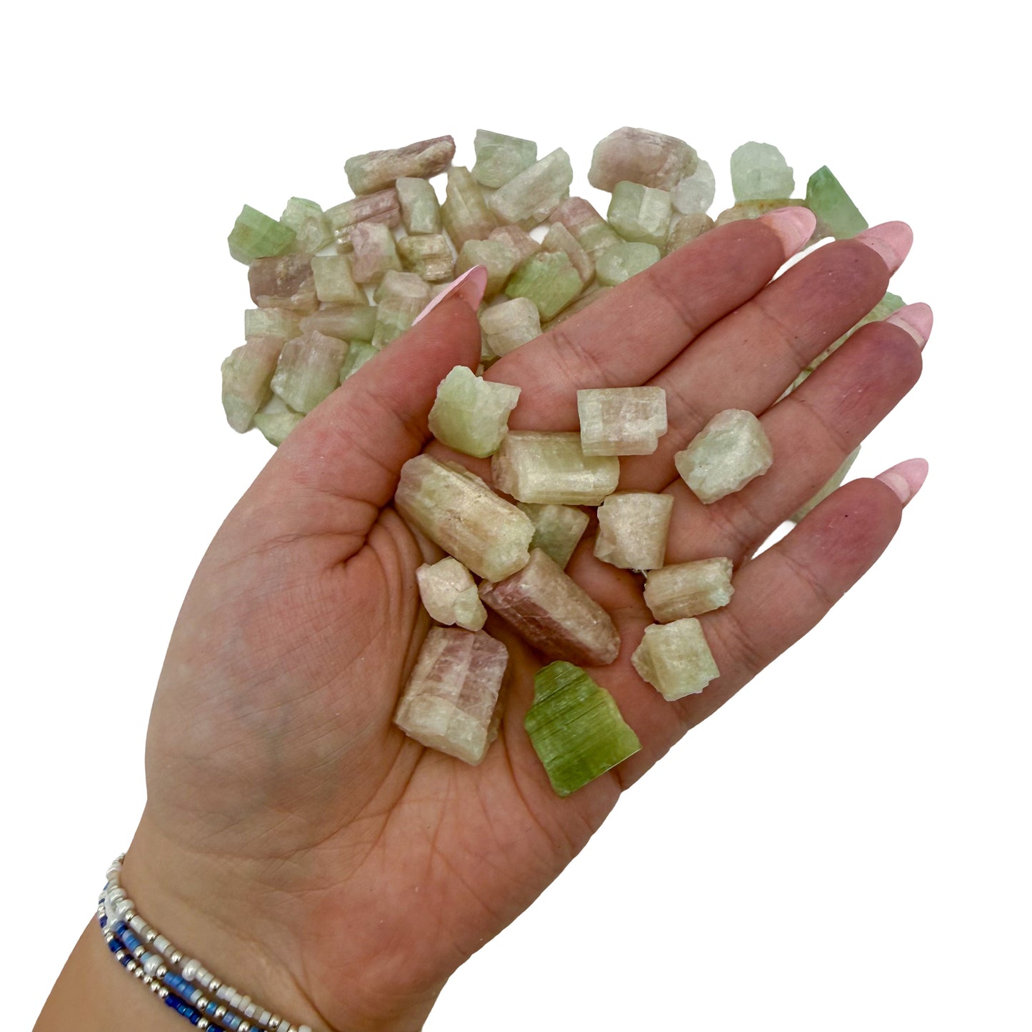 Watermelon Tourmaline Raw Crystals - Minas Gerais, Brazil
