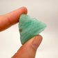 Detail shot of Grade A Amazonite raw under natural light