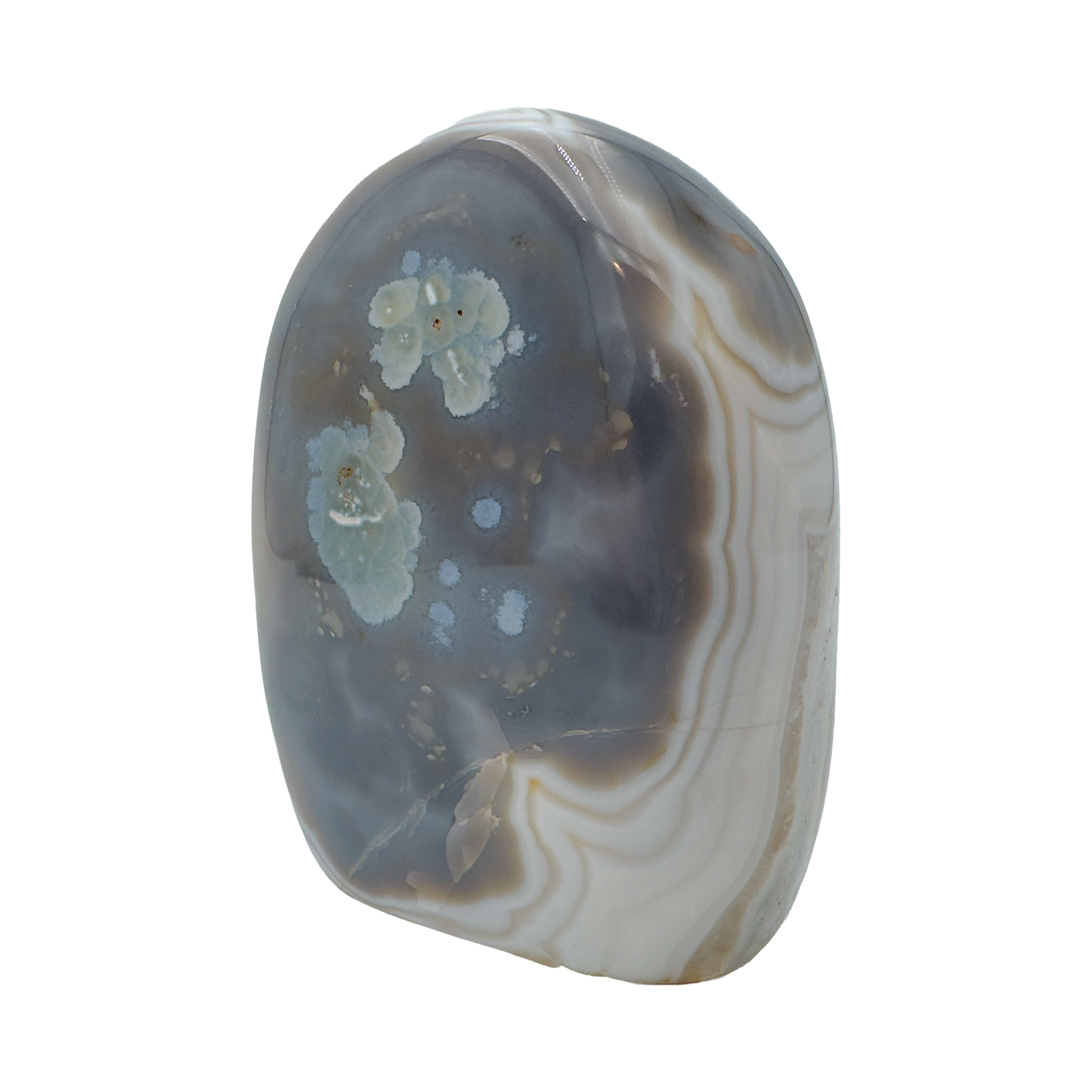 Alternate angle of Agate freeform showing natural form