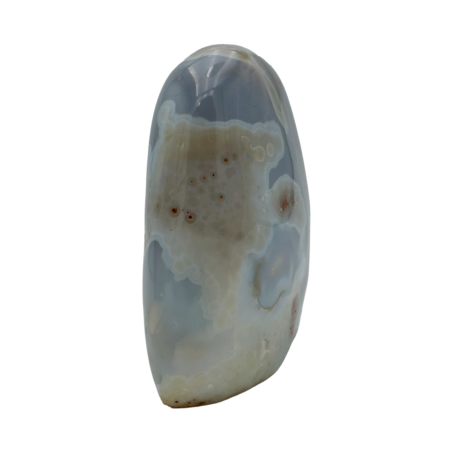 Top view of Agate freeform from Madagascar