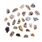 Hand-selected Agate raw mini geodes from Minas Gerais, Brazil — Grade AA scatter for grounding, focus, and natural protection