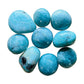 Amazonite Palm Stones traditionally associated with Anxiety Relief, Calm & Communication — blue polished, A grade from Madagascar