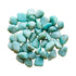 Amazonite Crystals traditionally associated with Anxiety Relief, Calm & Communication — blue polished, AA grade Brazil-sourced