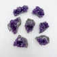 Detail capture of Grade AA Amethyst specimen, showing characteristic patterning, Uruguay-sourced.