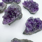 Rear view of purple Amethyst specimen, kept close for Stress Relief, showing tight grain.