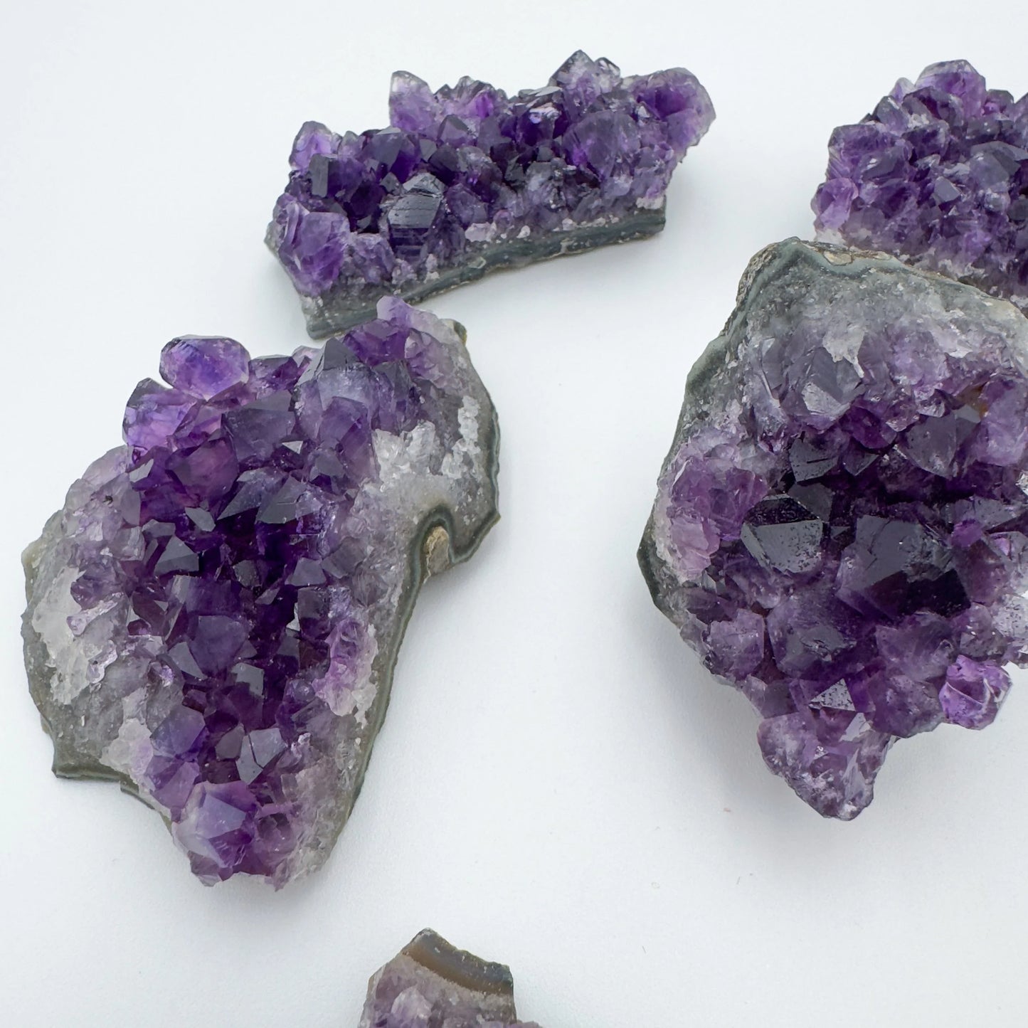 Scale reference of a single Amethyst specimen from Uruguay.