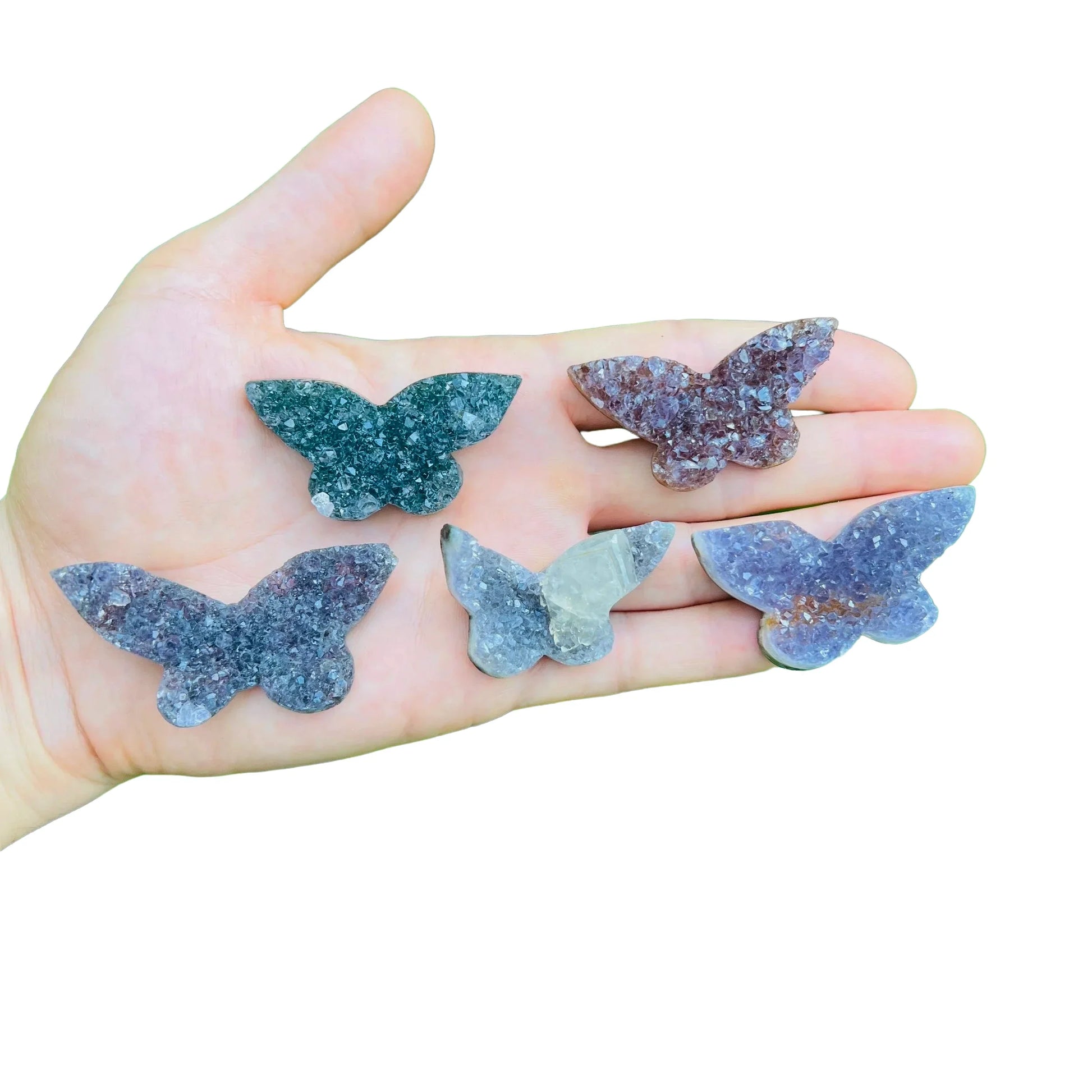 Full profile of Grade A Amethyst polished crystals & decor ready to ship from Beyond Bohemian