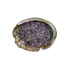 Grade A amethyst crystal chips in a bowl, sourced from Madagascar