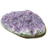 Palm-scale view of one Amethyst raw geode for scale, from Artigas, Uruguay.