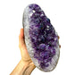 Detail shot of Grade AAA Amethyst geode under natural light