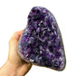 Detail shot of Grade AAA Amethyst geode under natural light