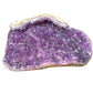 Profile view of Amethyst raw geode, kept near for Stress Relief and Sleep.