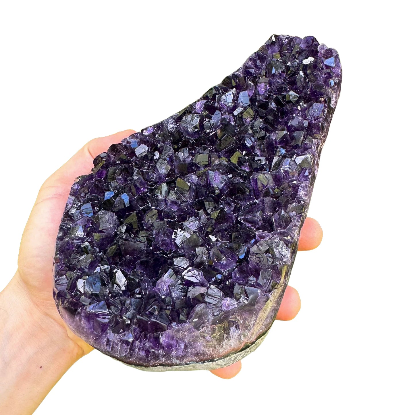 Base detail of Grade AAA Amethyst geode