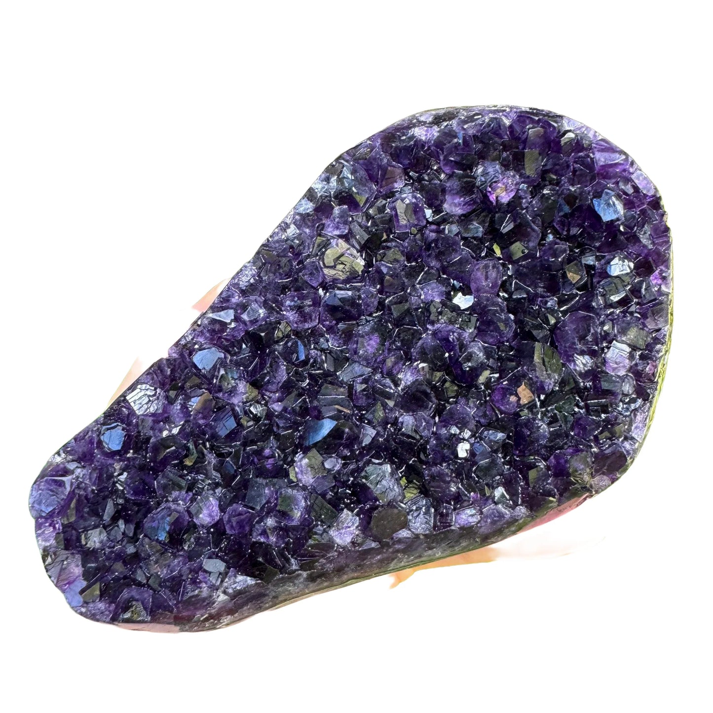 Full profile of Grade AAA Amethyst geode ready to ship from Beyond Bohemian